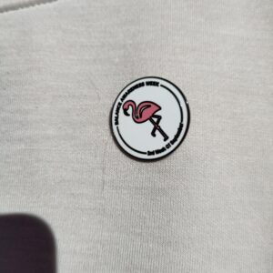 Balance Awareness Week pin, op shirt